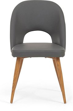 Hudson grey set of 2 painted dining chairs