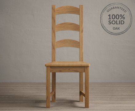 Alton oak set of 2 dining chairs