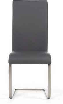 Austin grey set of 2 metal dining chairs
