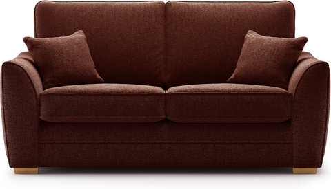 Bella rustic fabric 2 seater sofa