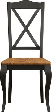 Chateau noir rustic oak set of 2 dining chairs