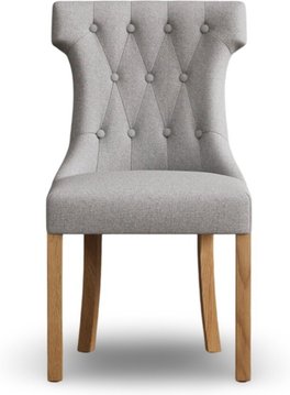 Clara grey set of 2 painted dining chairs