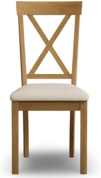 Hertford linen set of 2 painted dining chairs