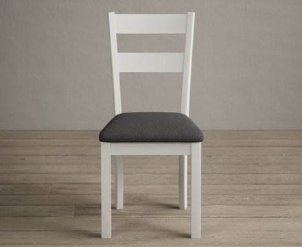 Kendal charcoal grey set of 2 dining chairs