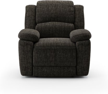 Lawrence charcoal fabric recliner armchair