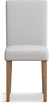 Lila grey set of 2 fabric dining chairs