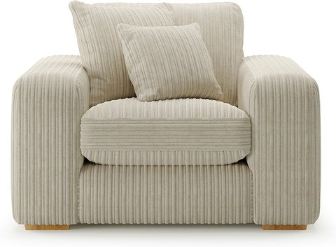 Milan stone fabric armchair