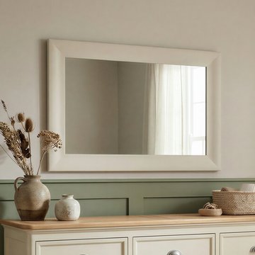 Cream painted 90cm wall mirror