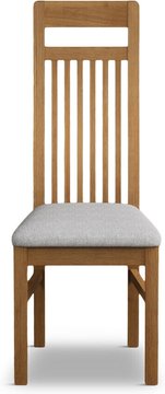 Monroe light grey set of 2 dining chairs