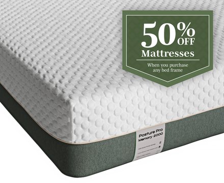 Posture pro memory 2000 series king mattress