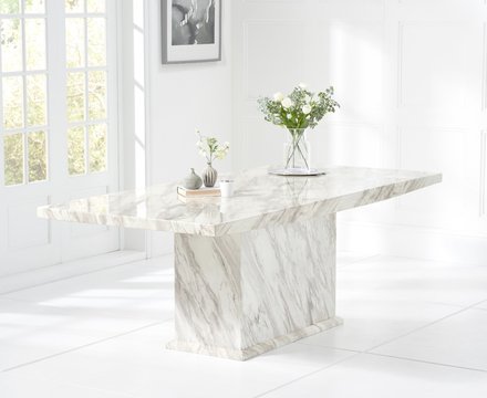 Marino 220cm marble dining table