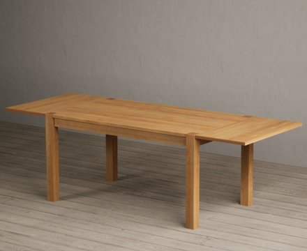 Extending thetford 150cm solid oak dining table