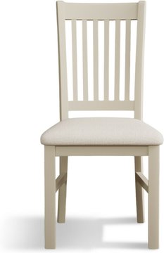 Warwick linen set of 2 painted dining chairs
