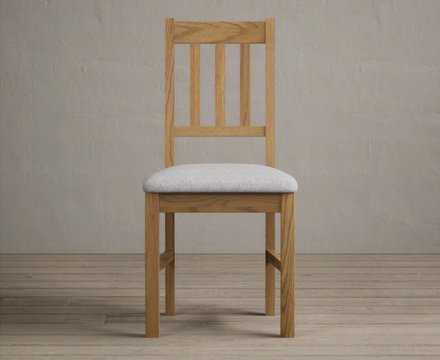York light grey set of 2 dining chairs