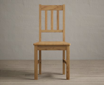 York oak set of 2 dining chairs