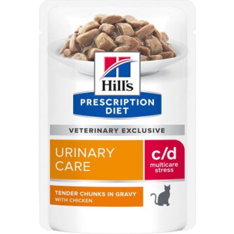 Hill's Prescription Diet c/d Urinary Stress Poulet 24x85 g