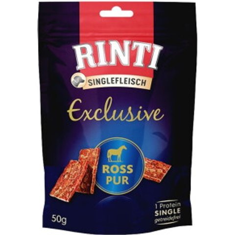 RINTI Singlefleisch Exclusive Snack Pur 2x50 g Cheval