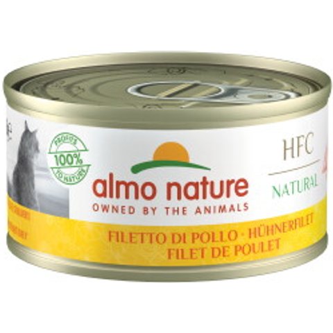 Almo nature HFC Natural nourriture humide chat Filet poulet 24x70 g