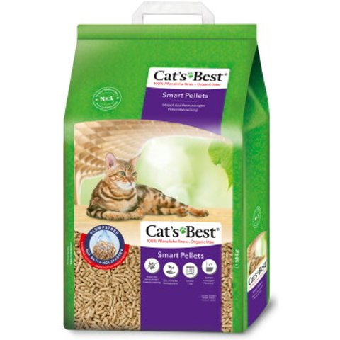 Cat's Best Litière Végétale Pellets Agglomérants pour Chat à Poils Longs 10 kg