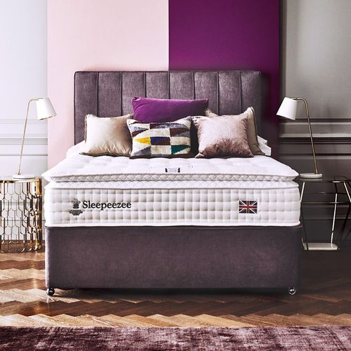 Sleepeezee Perfectly British Mayfair 3200 Pocket Pillow Top Mattress, Single