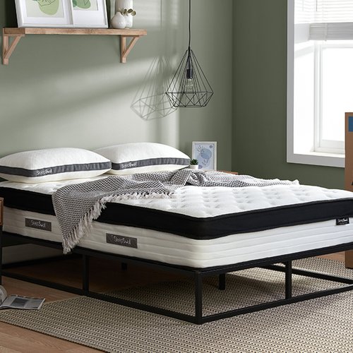 SleepSoul Cloud 800 Pocket Memory Pillow Top Mattress, Double