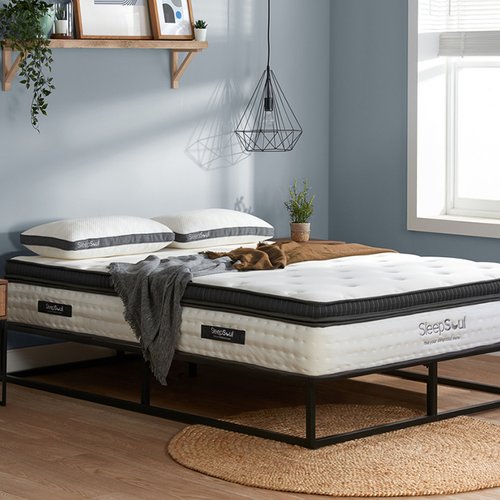 SleepSoul Luna 1000 Pocket Memory Pillow Top Mattress, Double