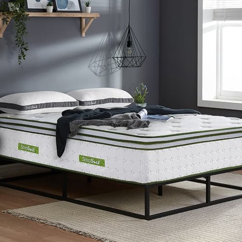 SleepSoul Space 4000 Pocket Orthopaedic Gel Mattress, Double