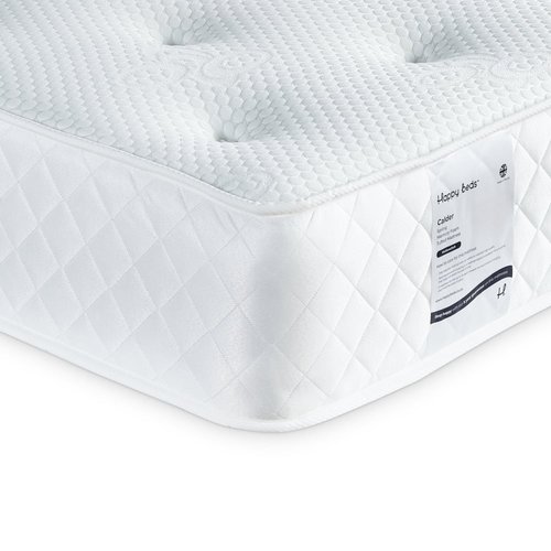 Calder - Small Single - Spring Memory Foam Tufted Mattress - Fabric - 2ft6
