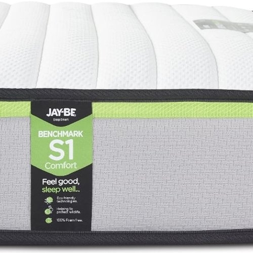 Jay-Be Benchmark S1 Comfort Foam Free Spring Mattress - 5ft King Size (150 x 200 cm)
