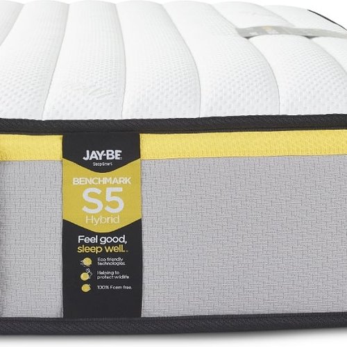 Jay-Be Benchmark S5 Hybrid Pocket Spring Mattress - 3ft Single (90 x 190 cm)