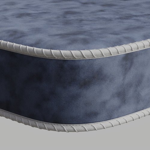 Montana - Small Double - Open Coil Spring Water-Resistant Contract Mattress with Crib 5 Certification - Fabric - 4ft