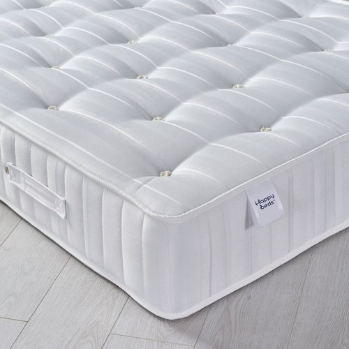 Super Ortho Spring Reflex Foam Orthopaedic Medium Firm Mattress - Double - Medium to Firm - Hand Tufted - 4ft6 (135 x 190 cm) - Happy Beds