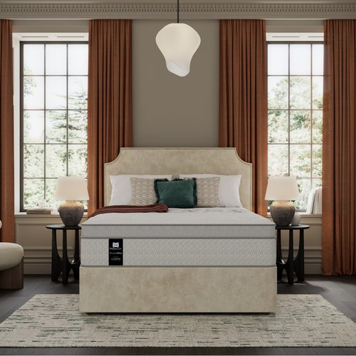 Sealy Luxury Plush AlignSupport Posturepedic Gel Super King Zip and Link Mattress