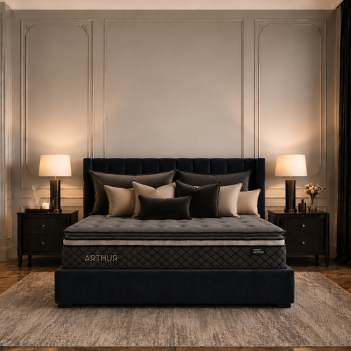 Arthur Sleep Emperor Arthur 5000 Gel Hybrid Pillow Top King Size Mattress