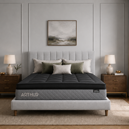 Arthur Sleep Graphite Arthur 3000 Memory Hybrid Double Mattress