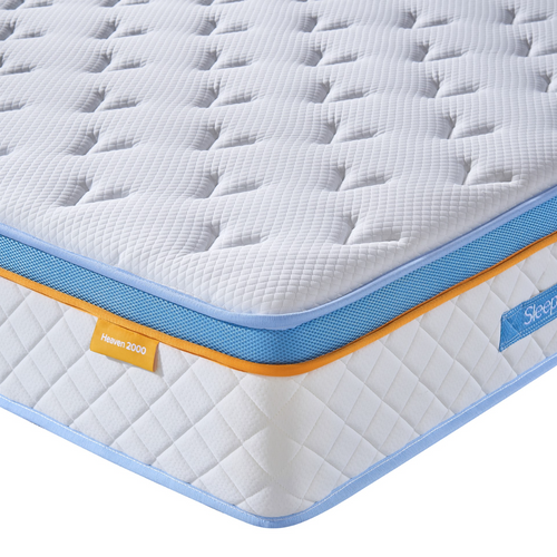 SleepSoul Heaven 2000 Gel Hybrid Pillow Top Super King Mattress