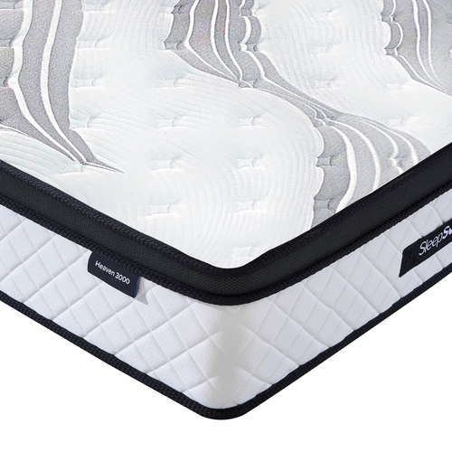 SleepSoul Heaven 3000 Gel Hybrid Pillow Top Super King Mattress