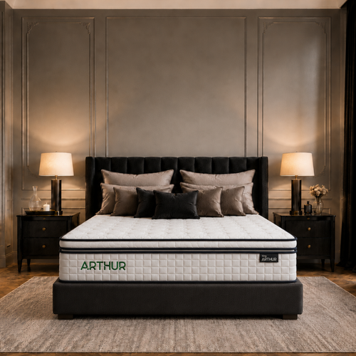Arthur Sleep King Arthur 2000 Memory Hybrid Pillow Top Super King Mattress