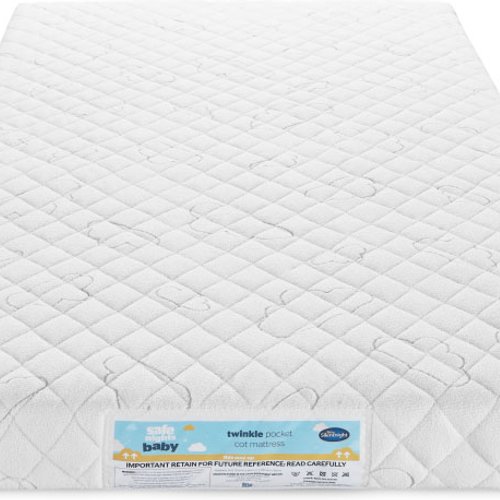 Safe Nights Twinkle Pocket Cotbed Mattress