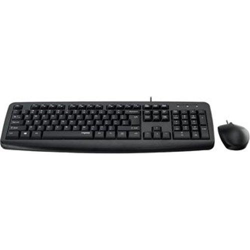 Kit Teclado e Mouse Rapoo NX1600 104 Teclas, Descanso de Pulso, Óptico, 1600 DPI, USB, Preto - NX1600