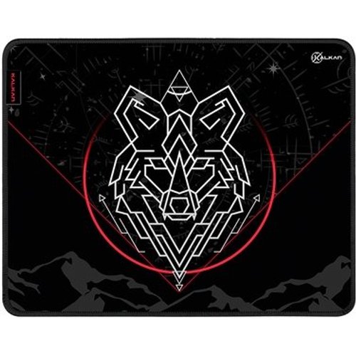 Mousepad Gamer Kalkan Lupus L, Speed, 500x400x4mm, Preto - KLK00065