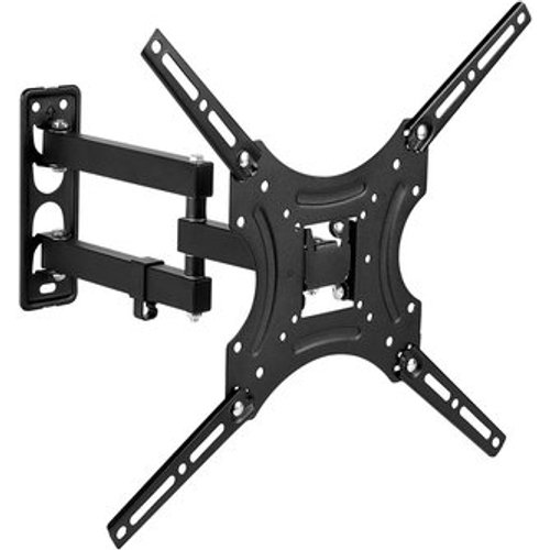 Suporte de Parede Triarticulado Multivisão, para TVs de 17" a 55", com Inclinação e Giro, Preto - mi-1755-pr