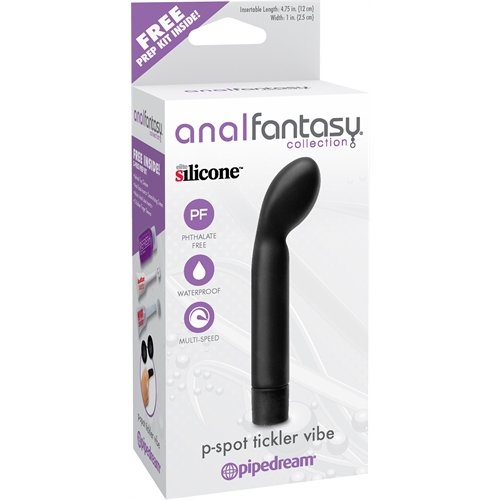 Anal Fantasy Collection P-Spot Tickler Vibe - Black