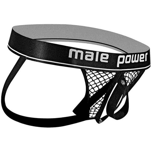 Cock Pit Net Cock Ring Jock - L/ XL - Black
