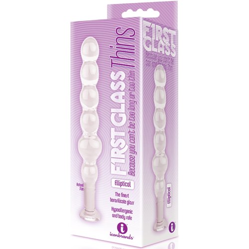 The 9's Glass Thins - Elliptical Glass Plug