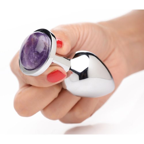 Amethyst Anal Plug - Medium