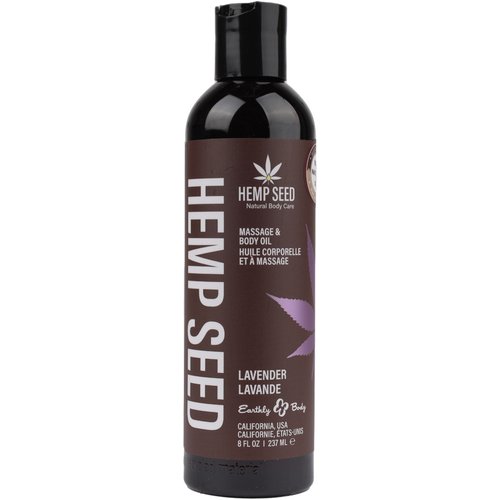 Hemp Seed Massage and Body Oil - Lavender - 8 Fl. Oz./ 237ml