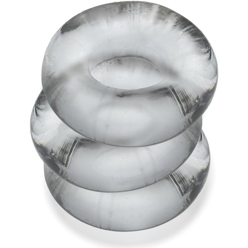 Fat Willy 3-Pack Jumbo C-Rings - Clear
