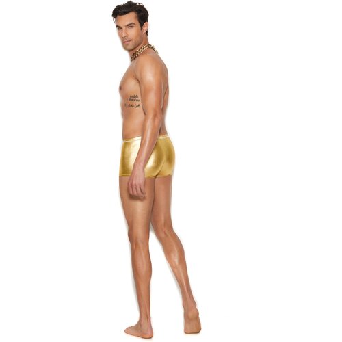 Men's Gold Lame Boxer Brief - Small/medium - Gold