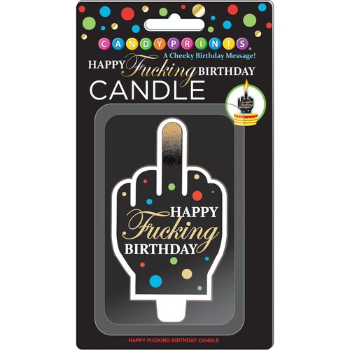 Happy Fucking Birthday Candle